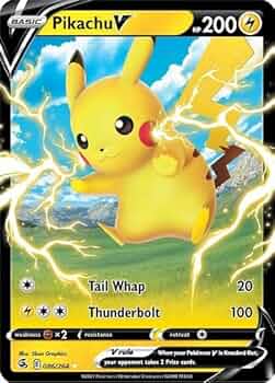 Amazon.com: Pikachu V - 086/264 - Ultra Rare - Sword & Shield